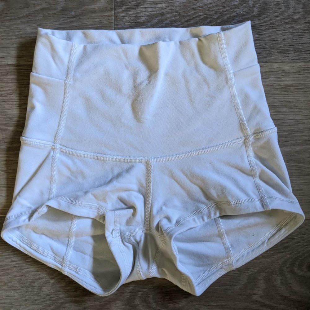 White Lululemon Shorts